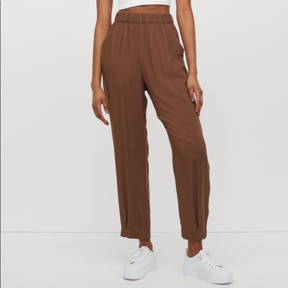 H&M | Brown Wide Leg Pants